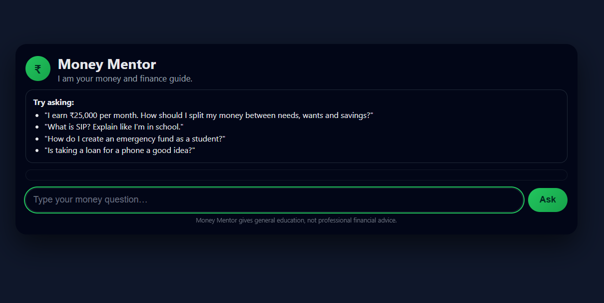 Money Mentor